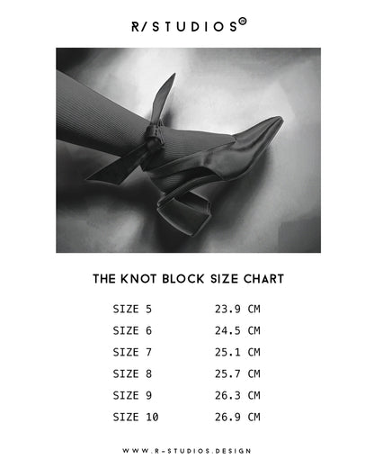 THE KNOT BLOCK in Oxford Blue