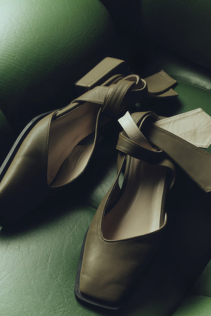 THE TAB SLINGBACK in Artichoke