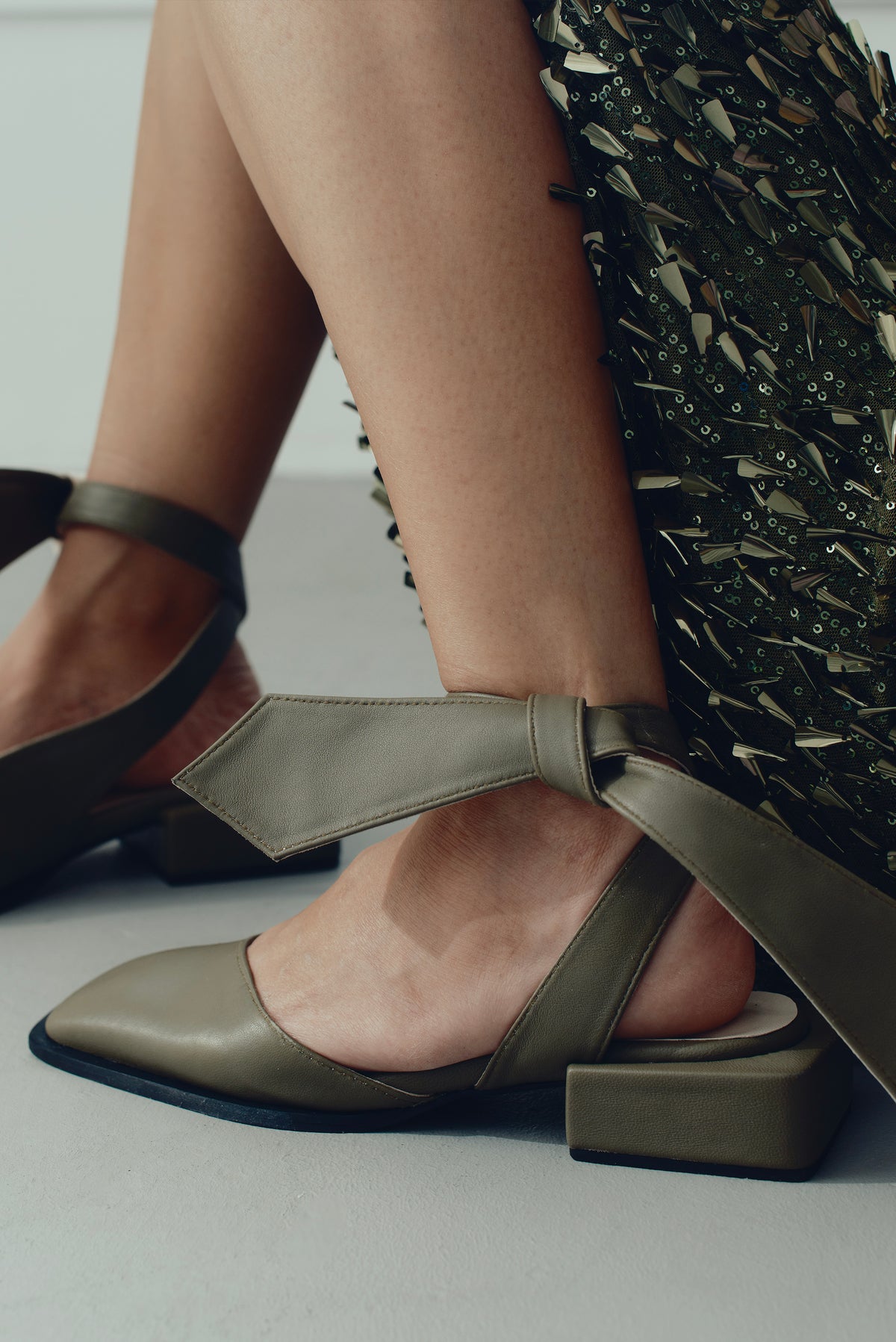 THE TAB SLINGBACK in Artichoke