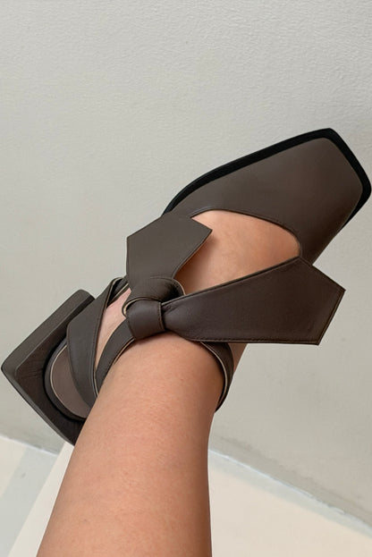 THE TAB SLINGBACK in Cocoa
