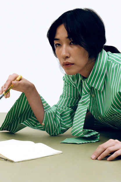 THE R.E.D. LONG SLEEVE SHIRT in Emerald