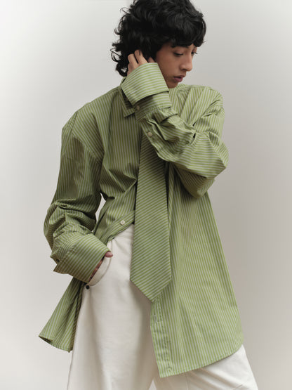 The R.E.D. long sleeve shirt in Pear Green