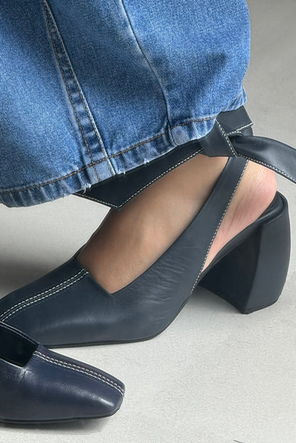 THE KNOT BLOCK in Slate Blue