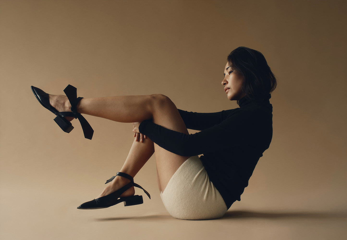 THE TAB SLINGBACK in Ink